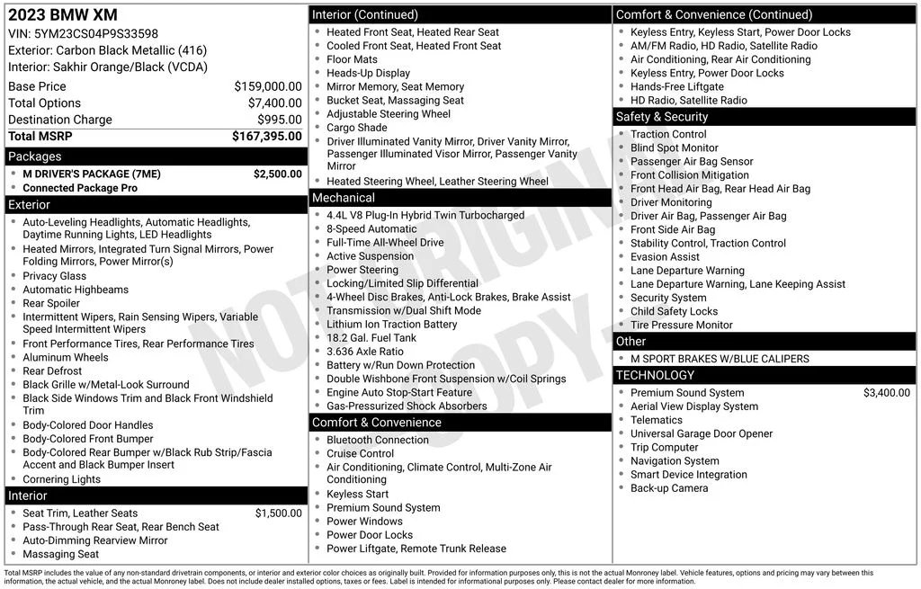 Used 2023 Black BMW Base image 17