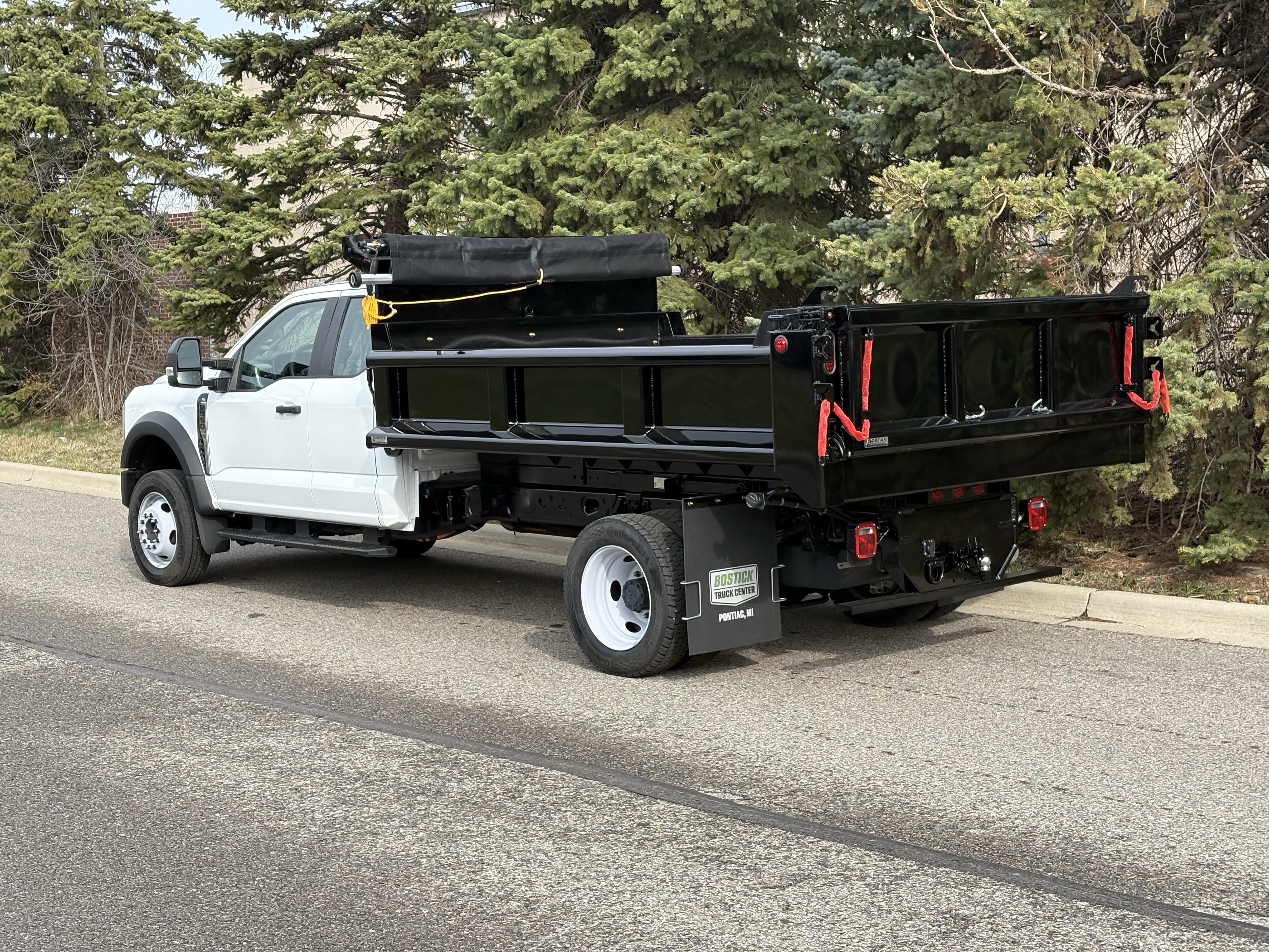 New 2026 Oxford White Ford DUMP BODY image 3