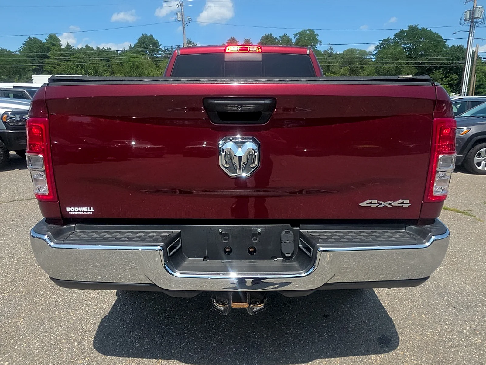 Certified Used 2021 Delmonico Red Pearlcoat Ram Tradesman Crew Cab 4x4 6