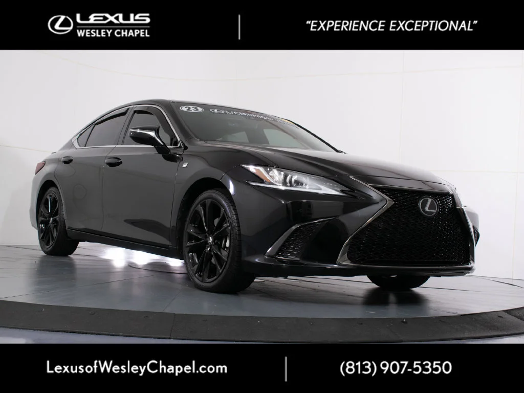 Certified Used 2023 Black Lexus 350 F Sport image 1