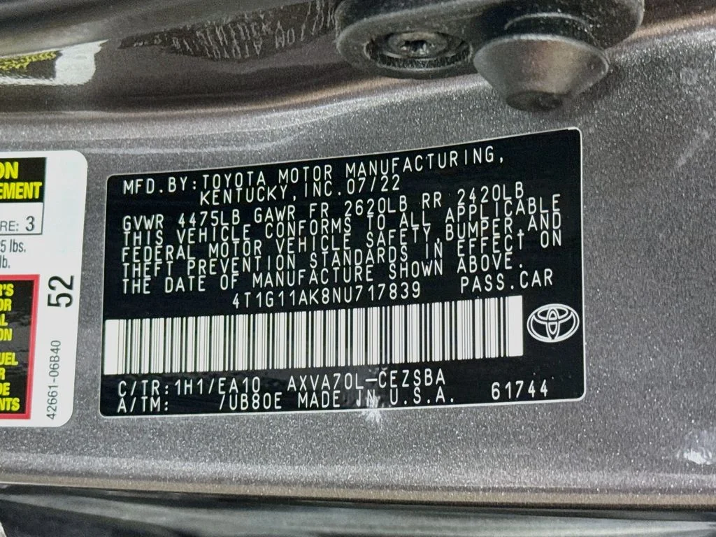 Used 2022 Gray Toyota SE image 38