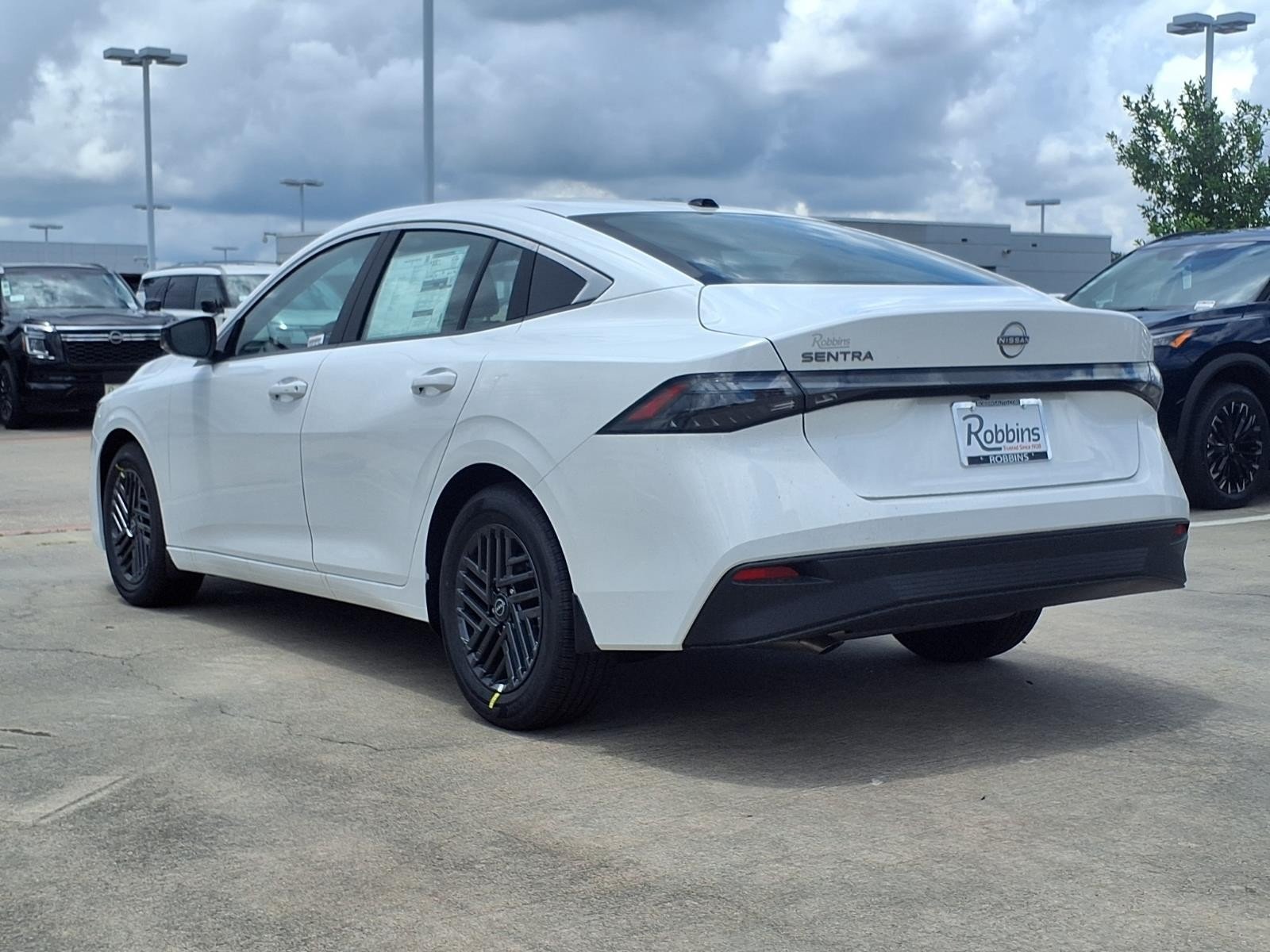 2026 Nissan Sentra SV White at Robbins Nissan