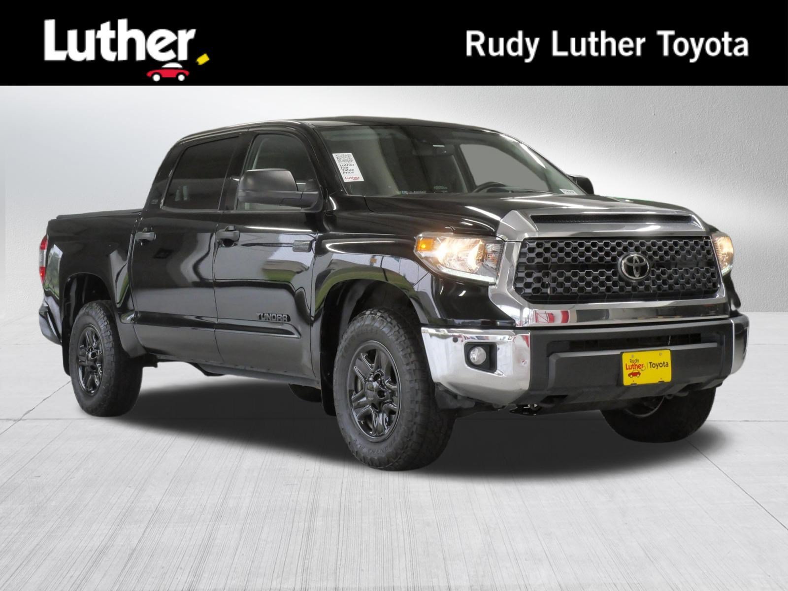 Certified Used 2020 Midnight Black Metallic Toyota SR5 image 1
