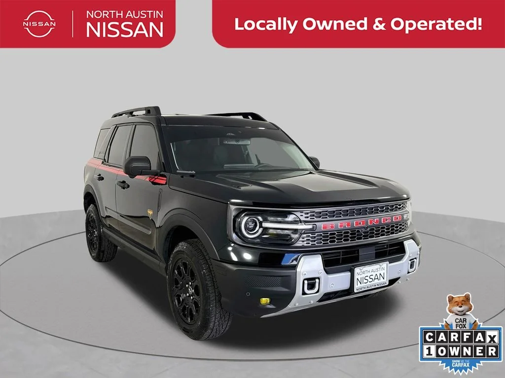 Used 2025 Black Ford Badlands image 1