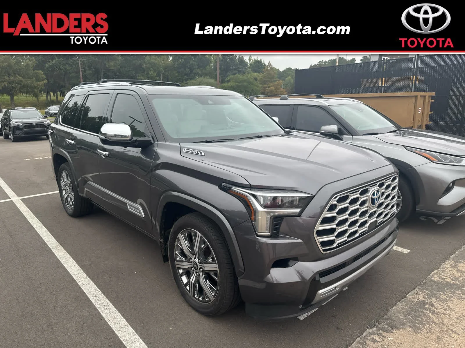 Used 2023 Magnetic Gray Metallic Toyota Capstone image 1