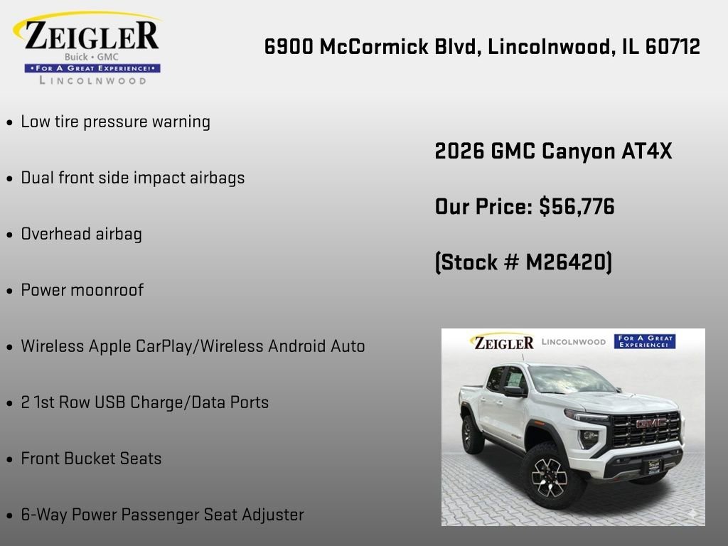 New 2026 Summit White GMC AT4X image 30