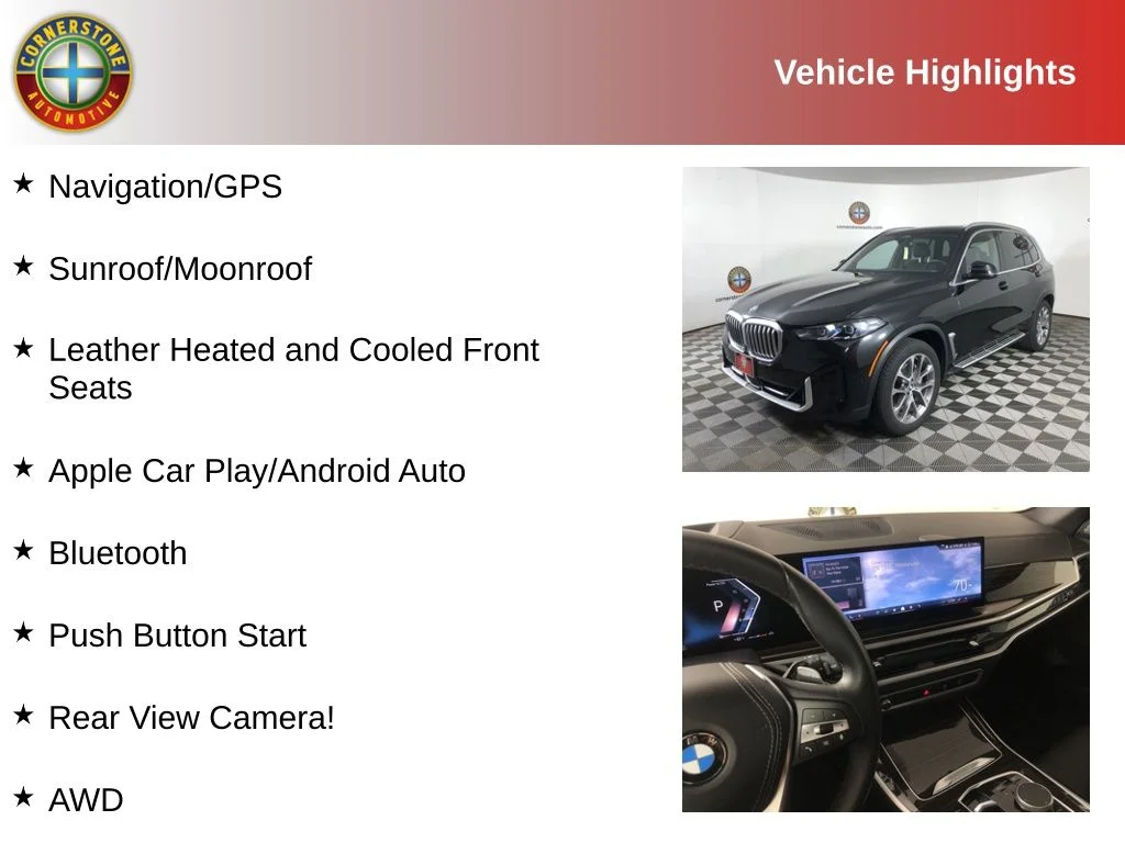 Used 2026 BMW X5 40i with VIN 5UX23EU04T9048946 for sale in Elk River, Minnesota