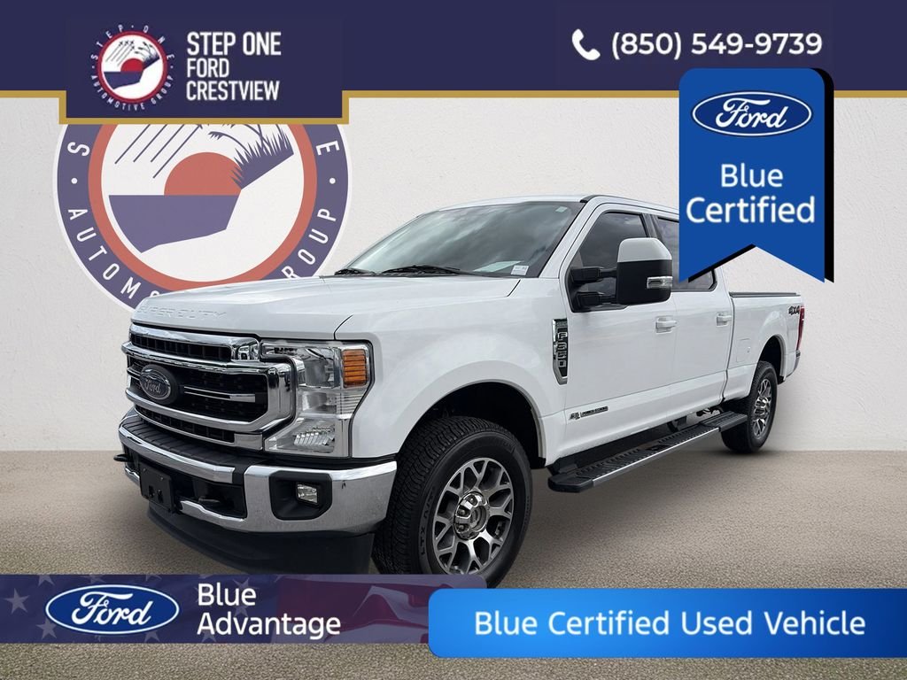 Certified Used 2020 Oxford White Ford Lariat image 1