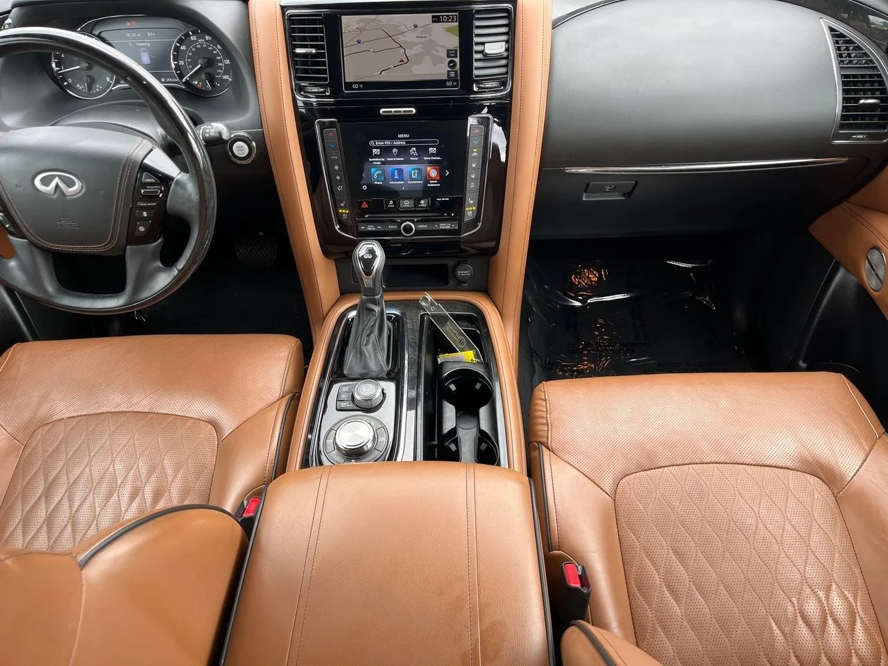 Certified Used 2021 Moonstone White INFINITI Sensory image 14