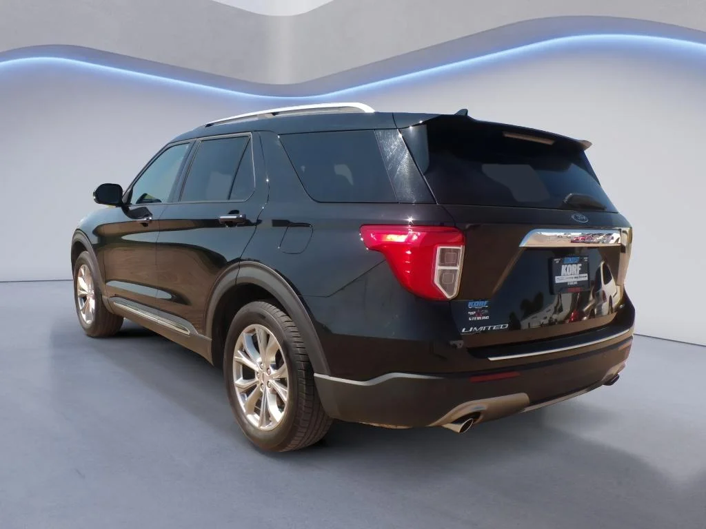 Used 2020 Agate Black Metallic Ford Limited image 7