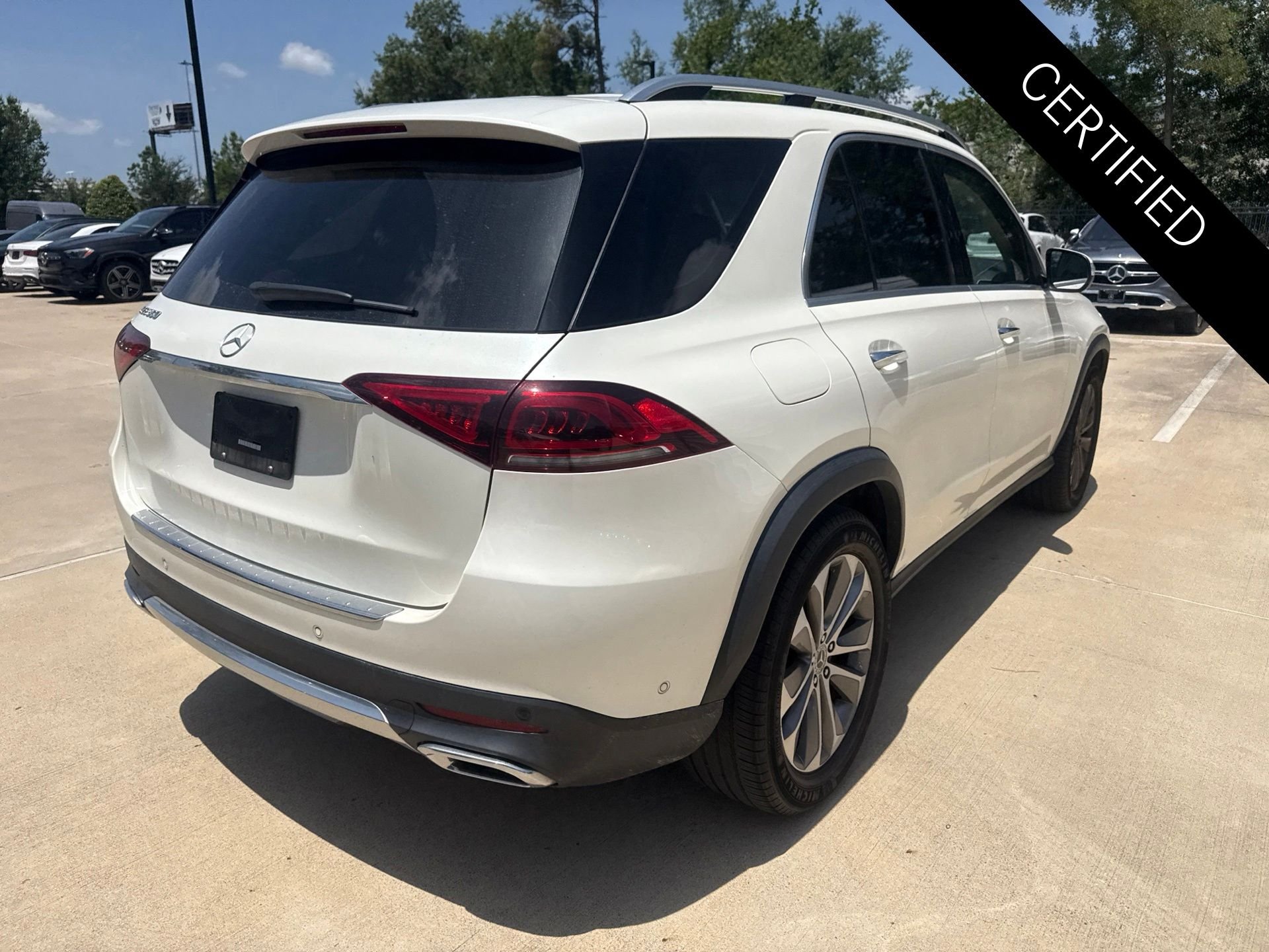 Certified Used 2021 designo Diamond White Metallic Mercedes-Benz GLE 350 image 4