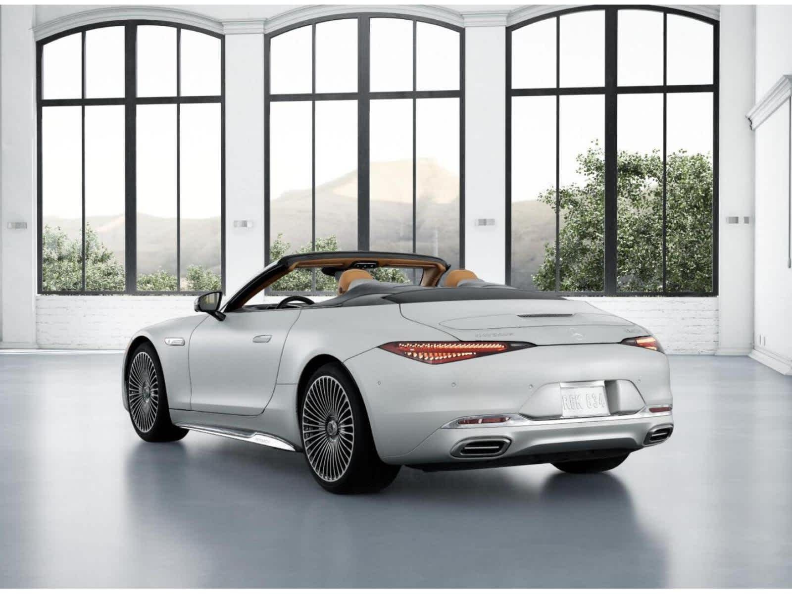 New 2027 MANUFAKTUR Moonlight White Magno Mercedes-Benz Maybach SL 680 Monogram Series image 27