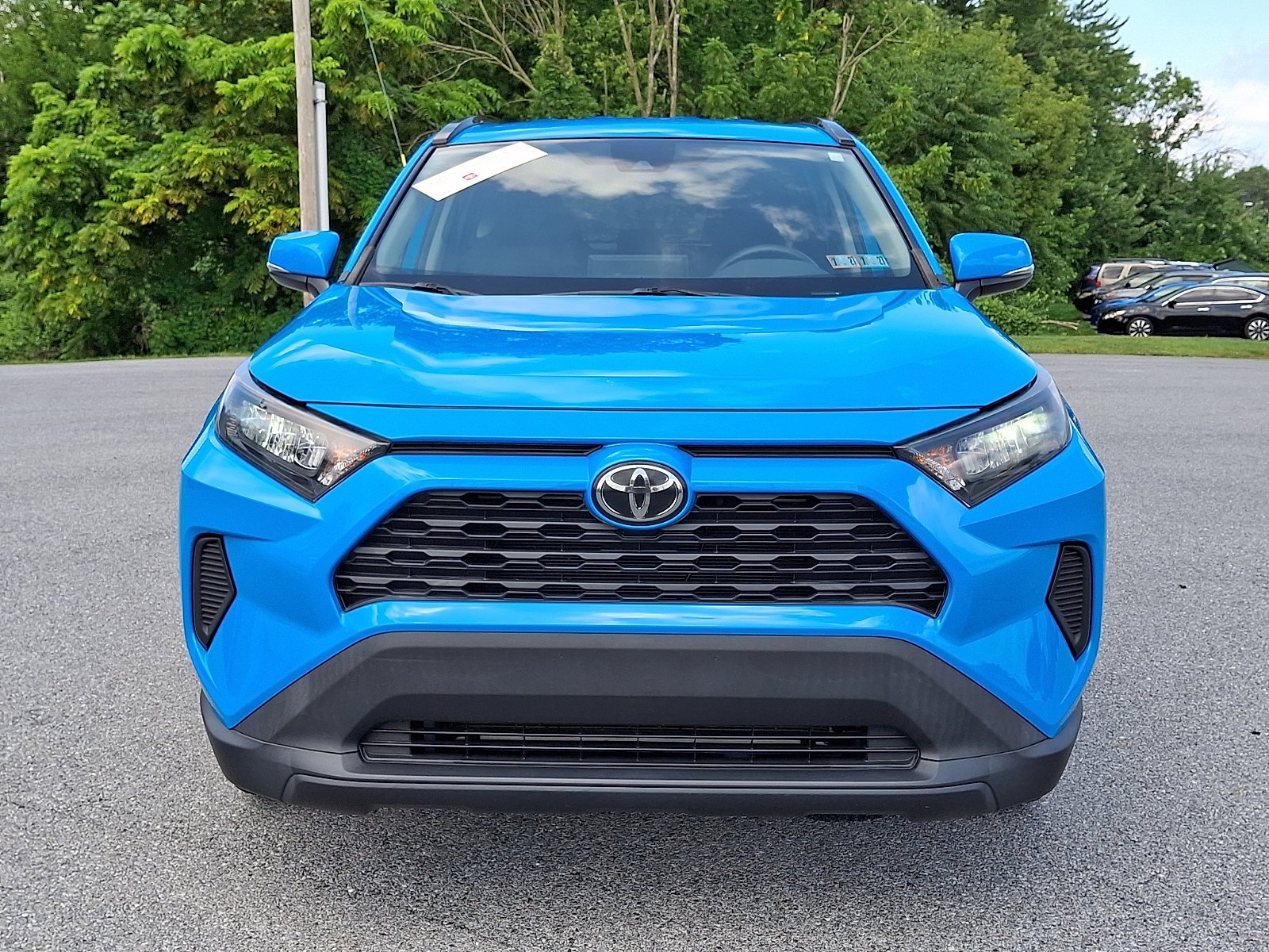 Used 2020 Blue Flame Toyota LE image 2