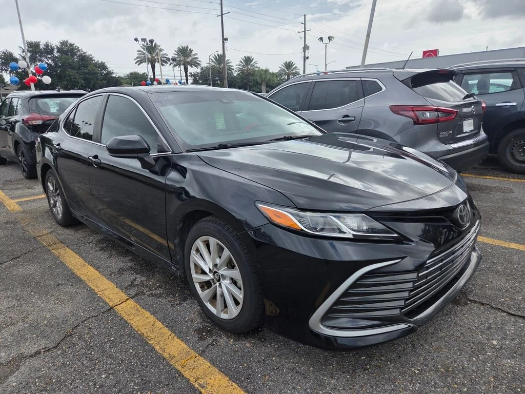 Used 2022 Black Toyota LE image 3
