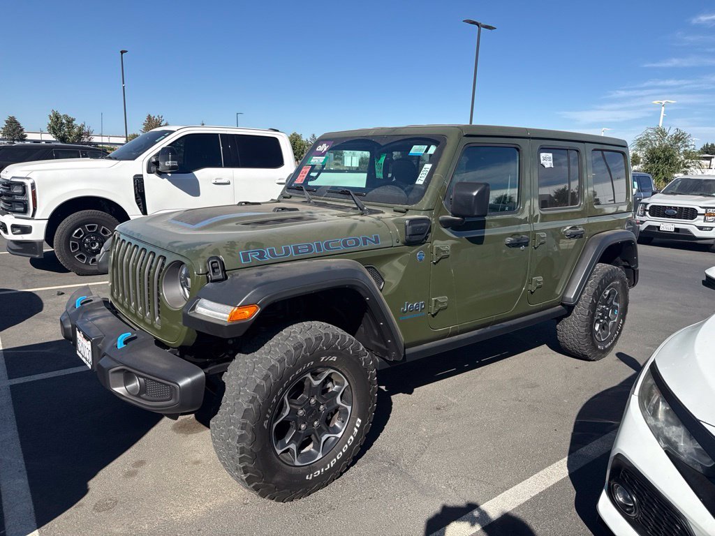 Used 2023 Green Jeep Rubicon 4xe image 1