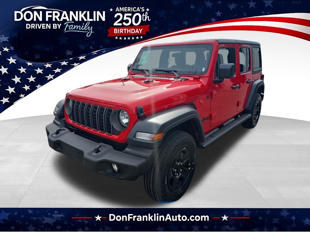 New 2026 Firecracker Red Clear-Coat Exterior Paint Jeep Sport image 1