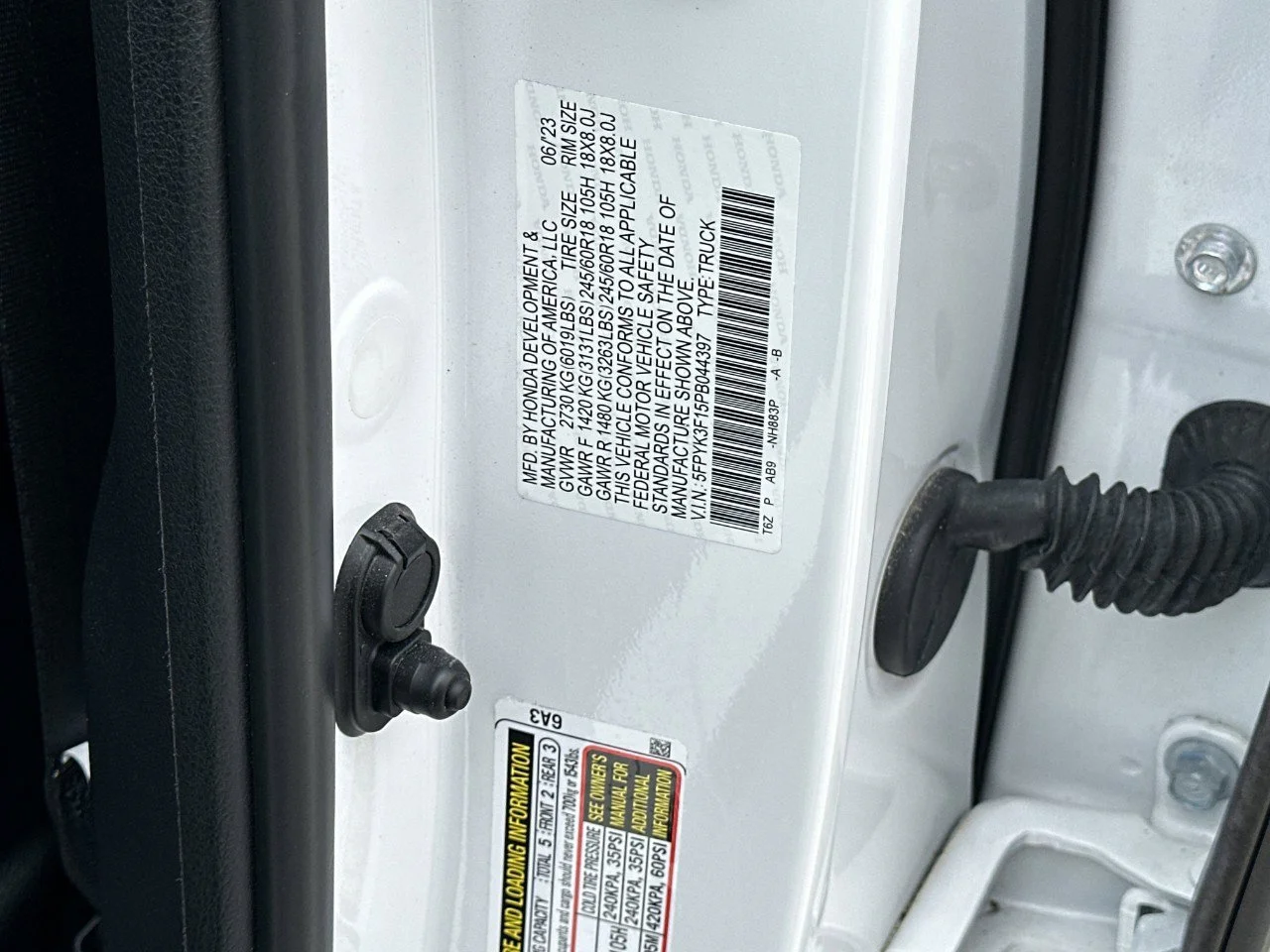 Used 2023 White Honda Sport image 30