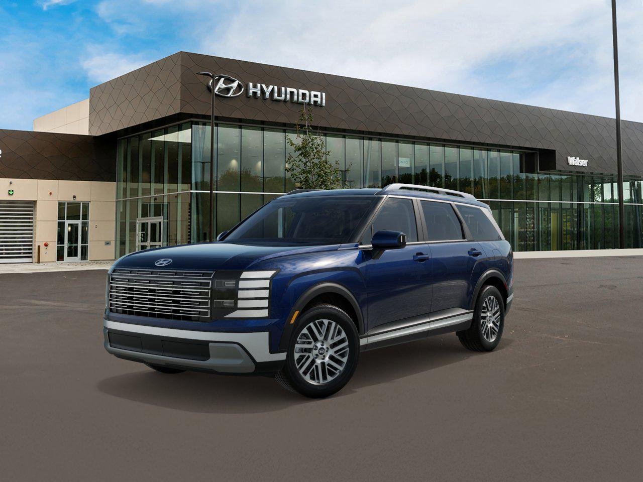 New 2026 Classy Blue Pearl Hyundai SEL 7P AWD image 19