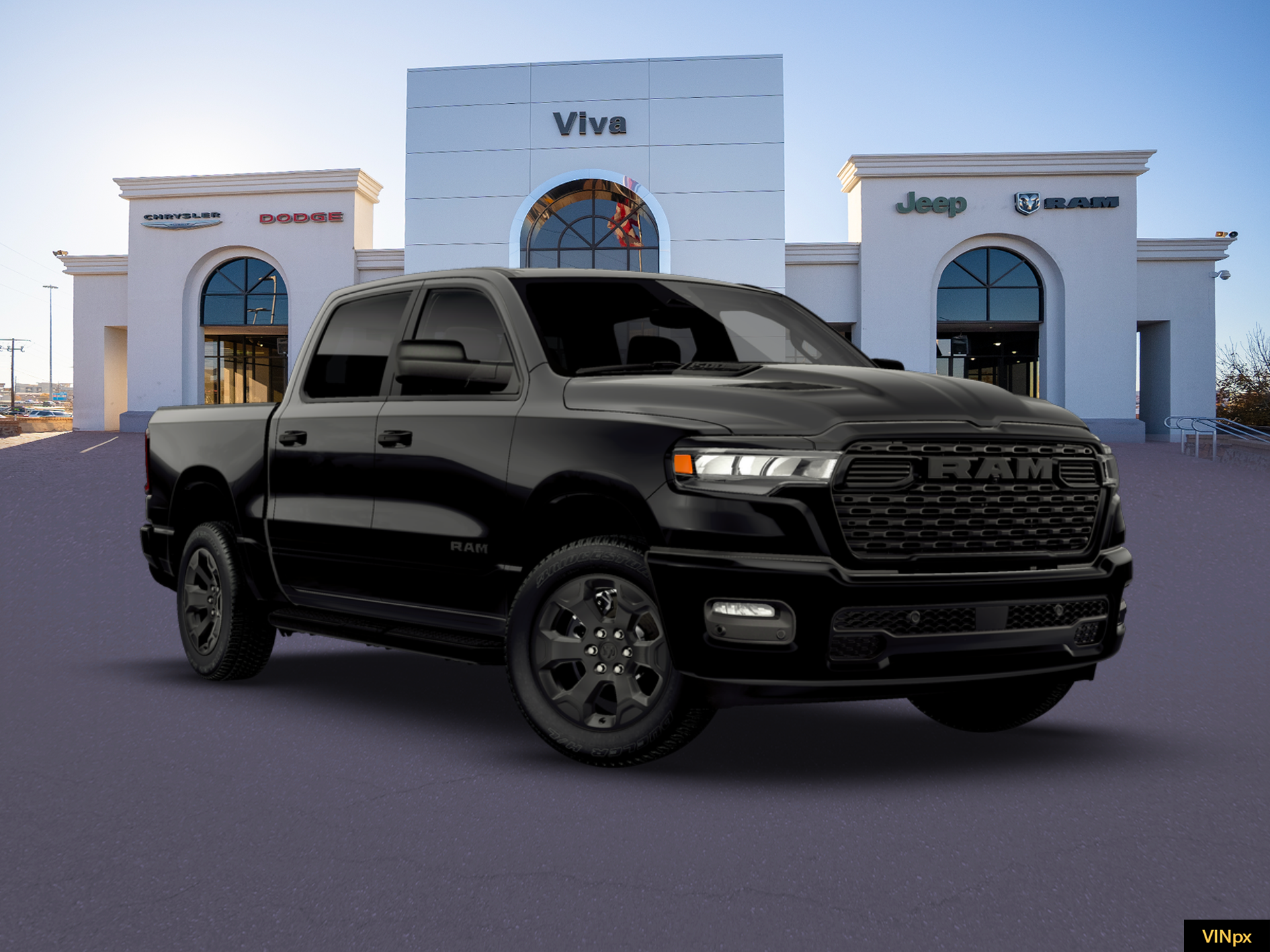 New 2026 Diamond Black Crystal Pearlcoat RAM Express image 11