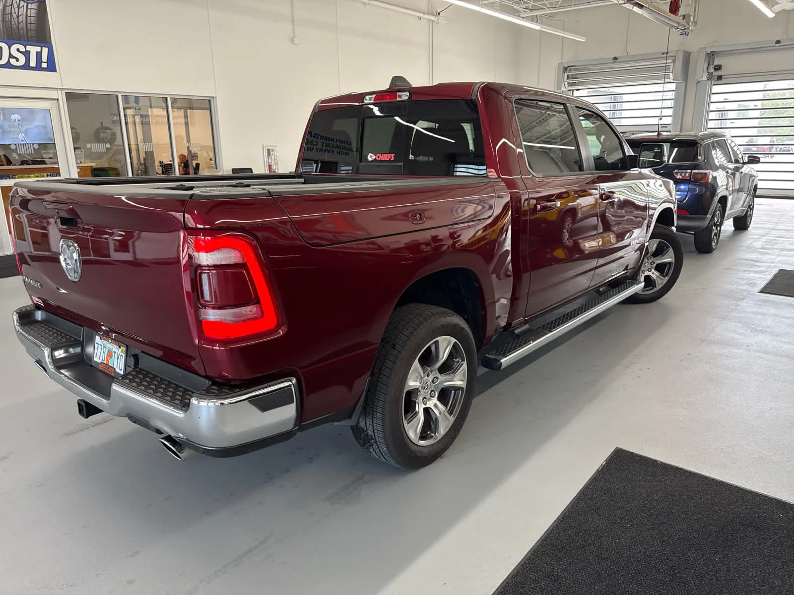 Used 2024 Delmonico Red Pearlcoat Ram Laramie image 4