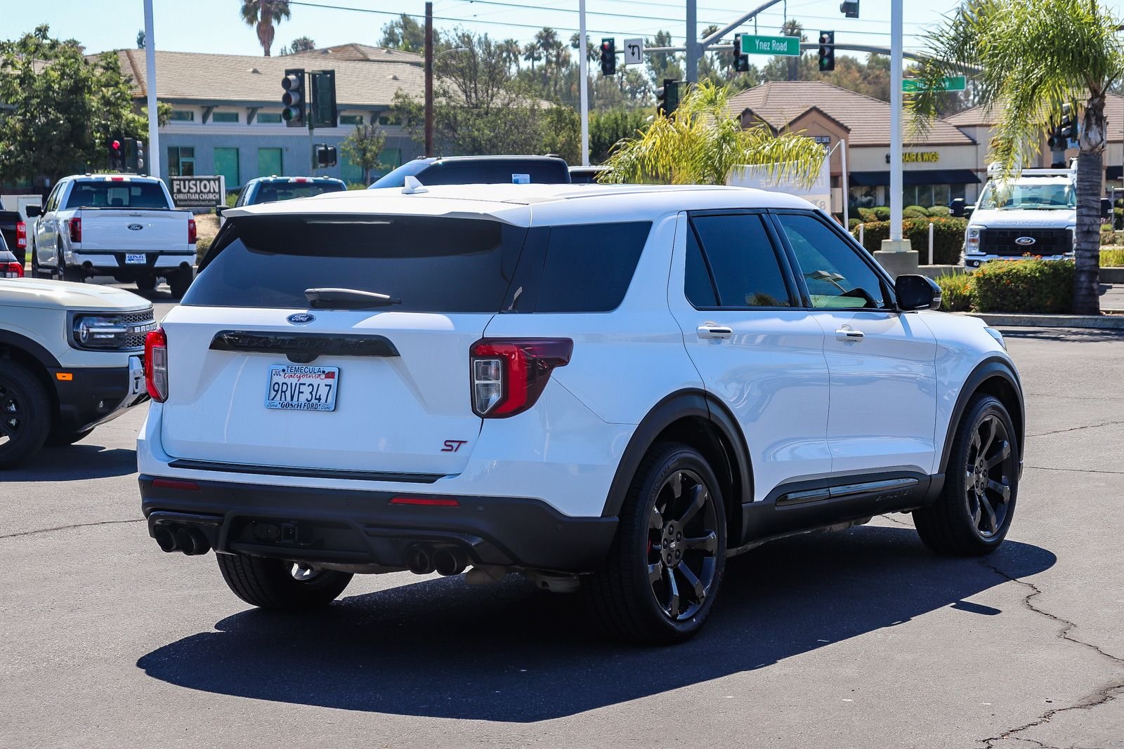 Certified Used 2022 White Metallic Ford ST image 4