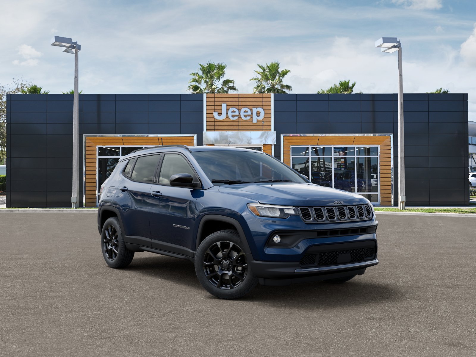 New 2026 Fathom Blue Pearl Coat Jeep Latitude Altitude image 5