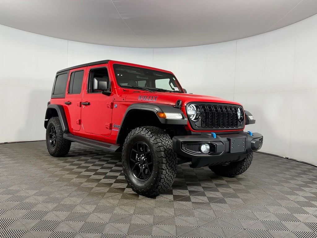 Certified Used 2024 Red Jeep Willys 4xe image 4