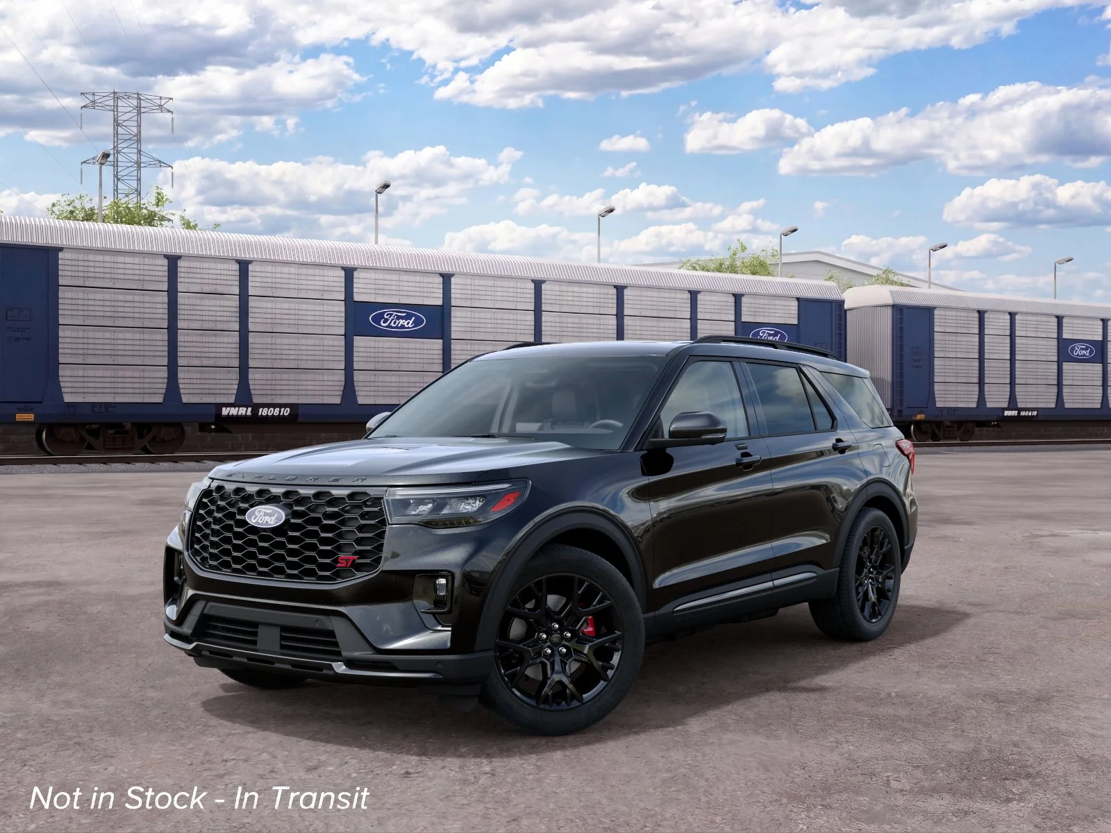 New 2027 Agate Black Metallic Ford ST image 2
