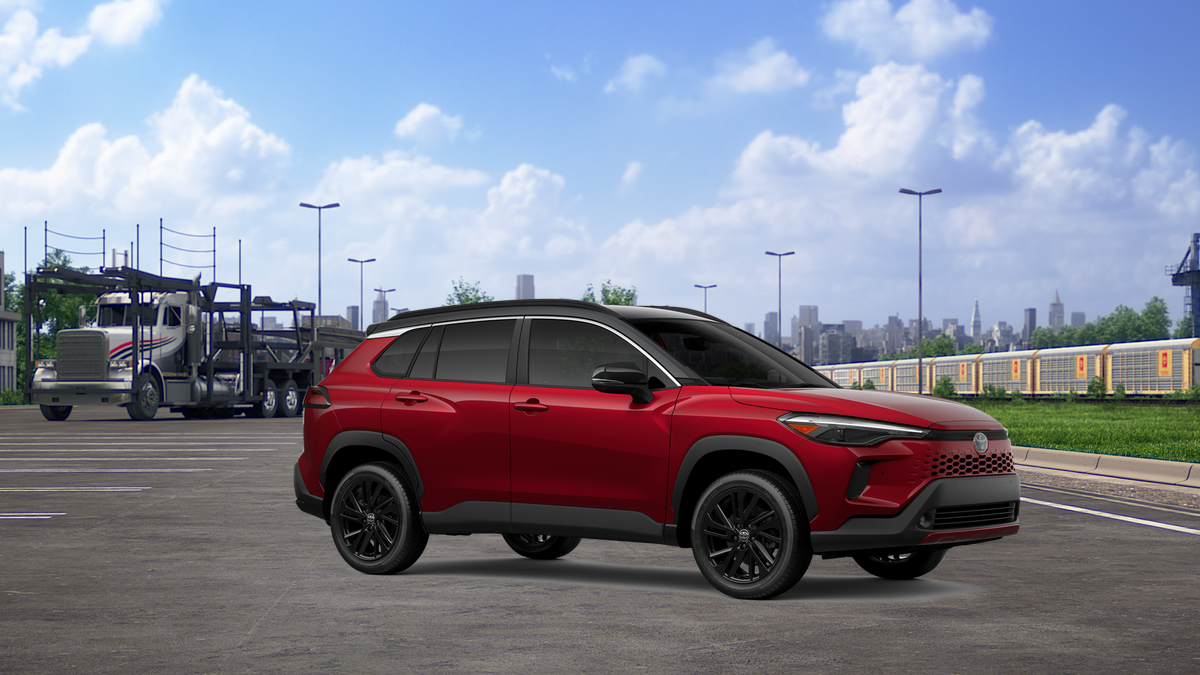 New 2026 Soul Red Crystal  with Jet Black roof Toyota Hybrid XSE image 14