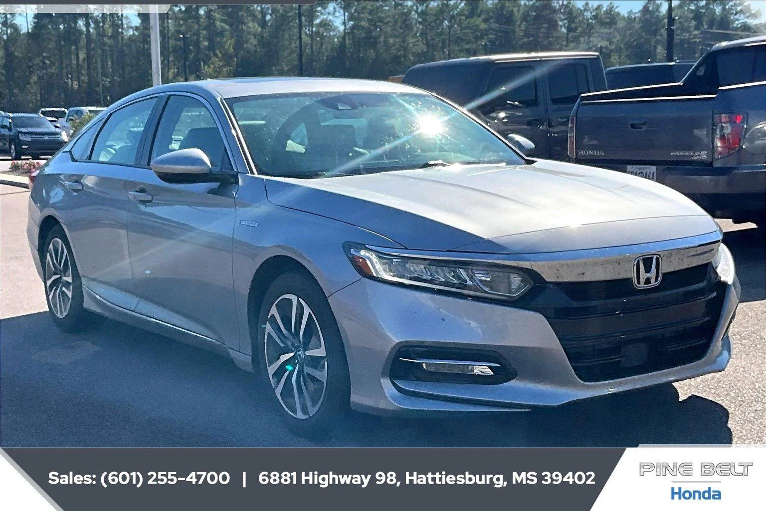 Used 2019 Lunar Silver Metallic Honda EX image 2