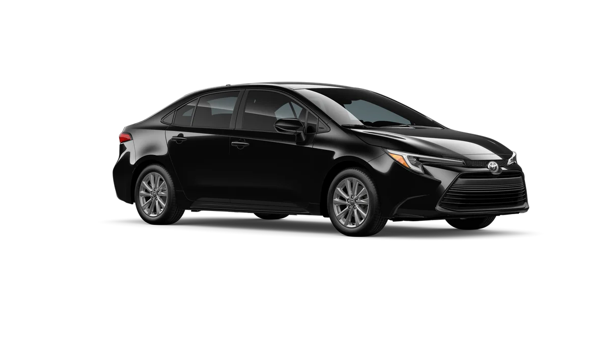 New 2026 Midnight Black Metallic Toyota Hybrid LE image 39