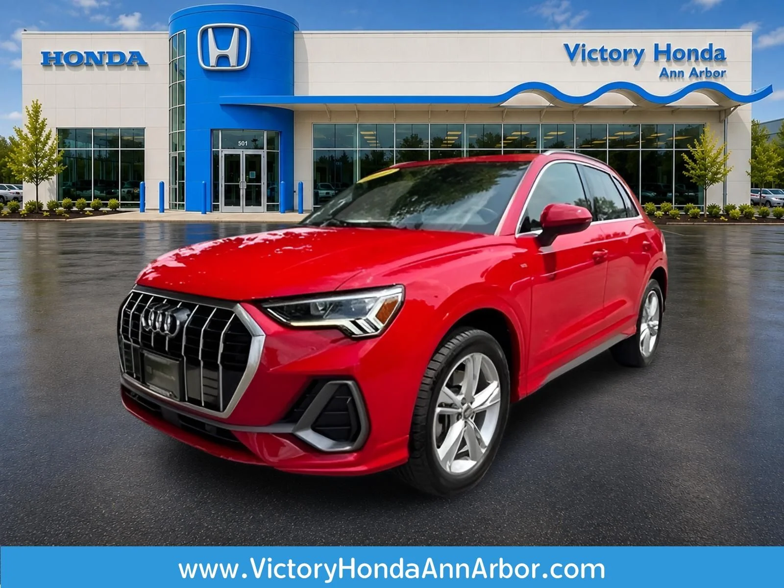 Used 2020 Tango Red Audi Premium Plus S line image 1
