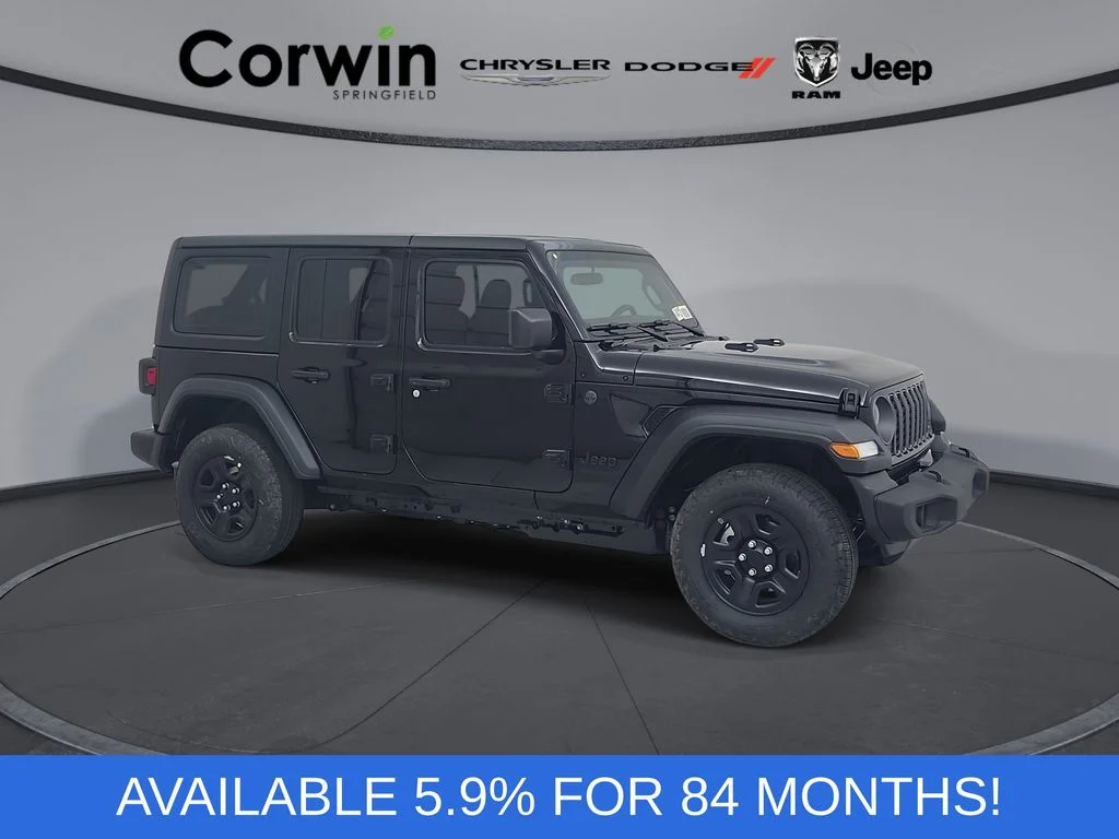 New 2026 Black Clear-Coat Exterior Paint Jeep Sport image 1