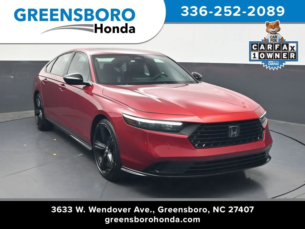 Used 2023 Radiant Red Metallic Honda Sport-L image 1