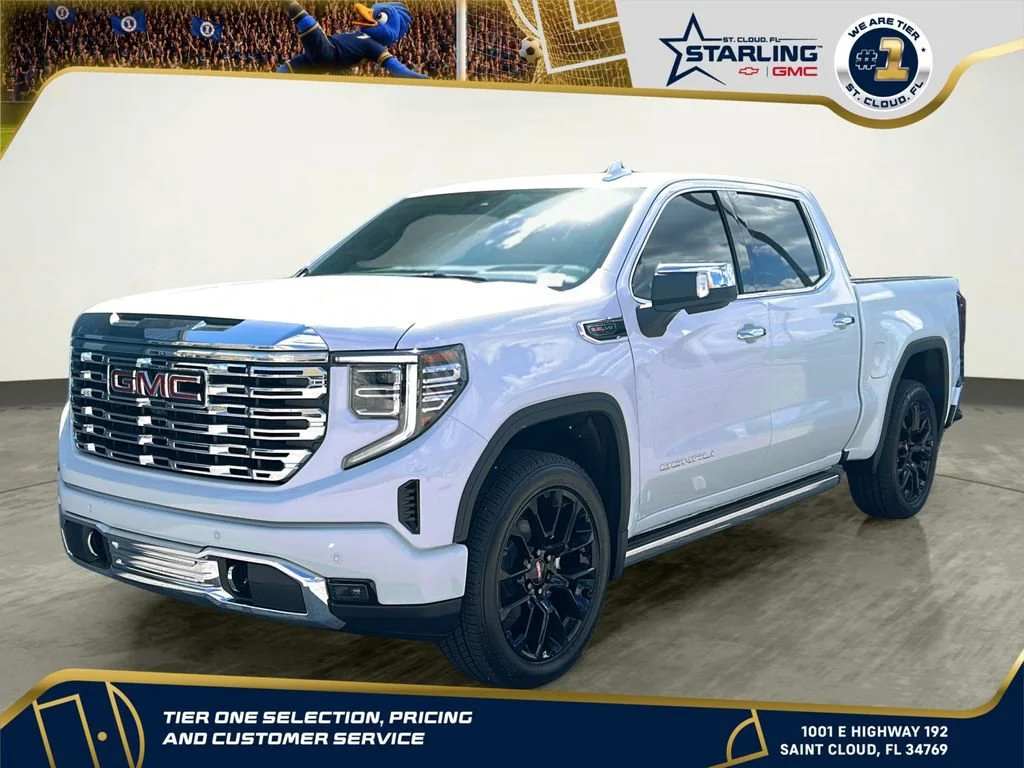 New 2026 Glacier White Tricoat GMC Denali image 1