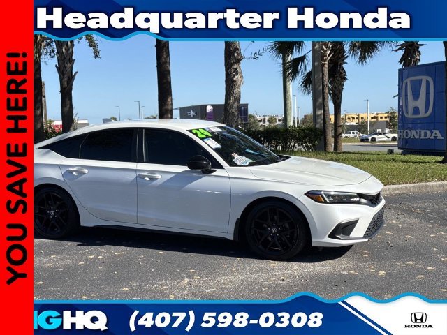 Certified Used 2024 Platinum White Pearl Honda 2.0L SPORT image 1