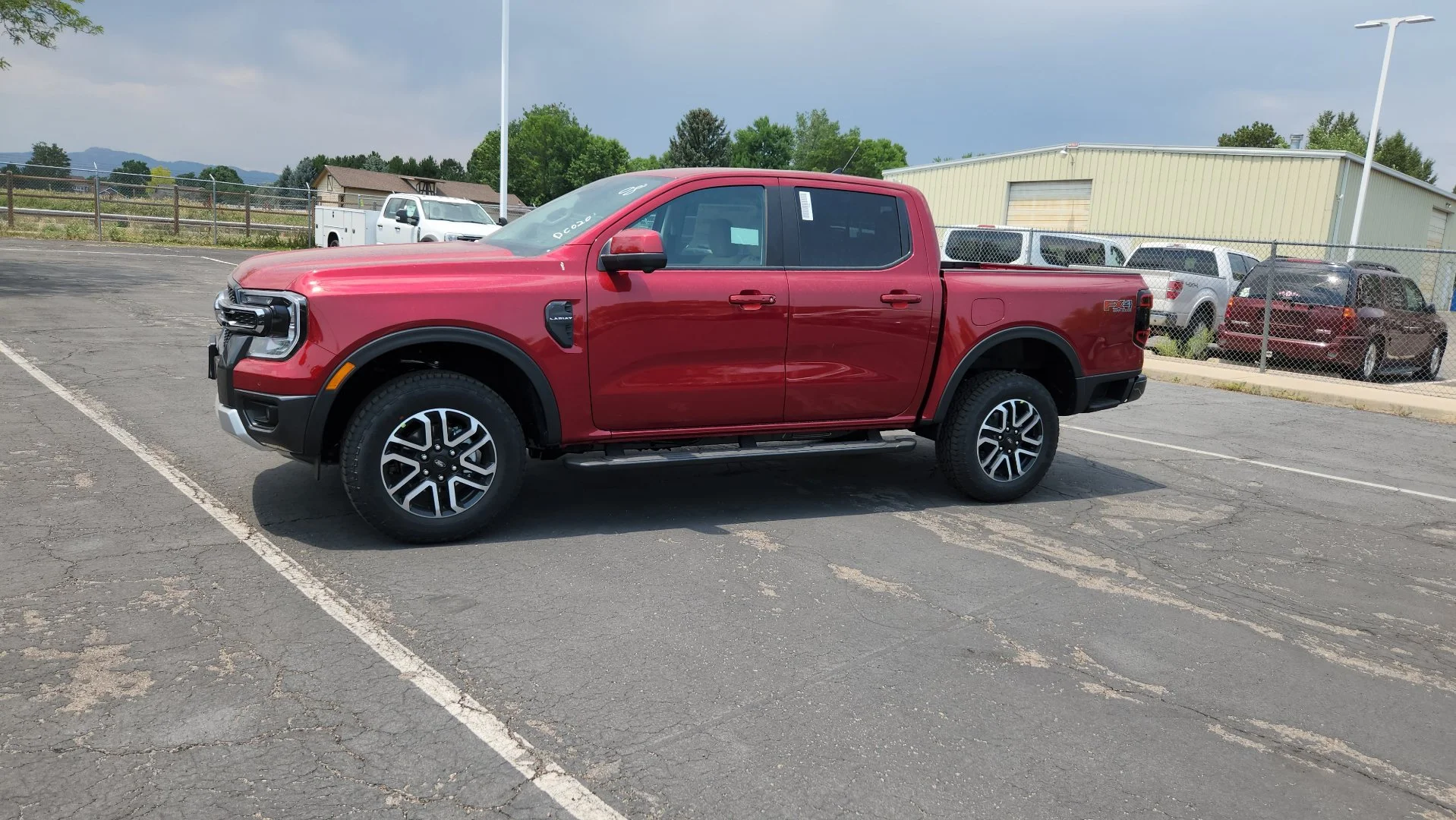 New 2026 Ruby Red Metallic Tinted Clearcoat Ford LARIAT image 3