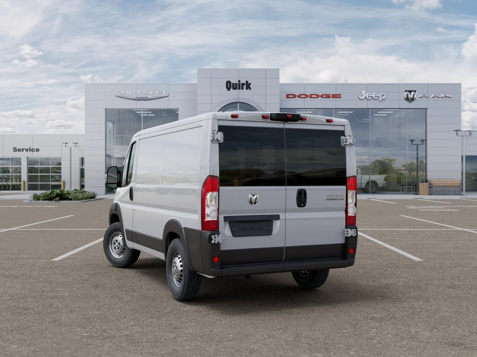 New 2026 Bright White Clear-Coat Exterior Paint RAM Tradesman 1500 Low Roof 118 WB w/Pass Seat image 29