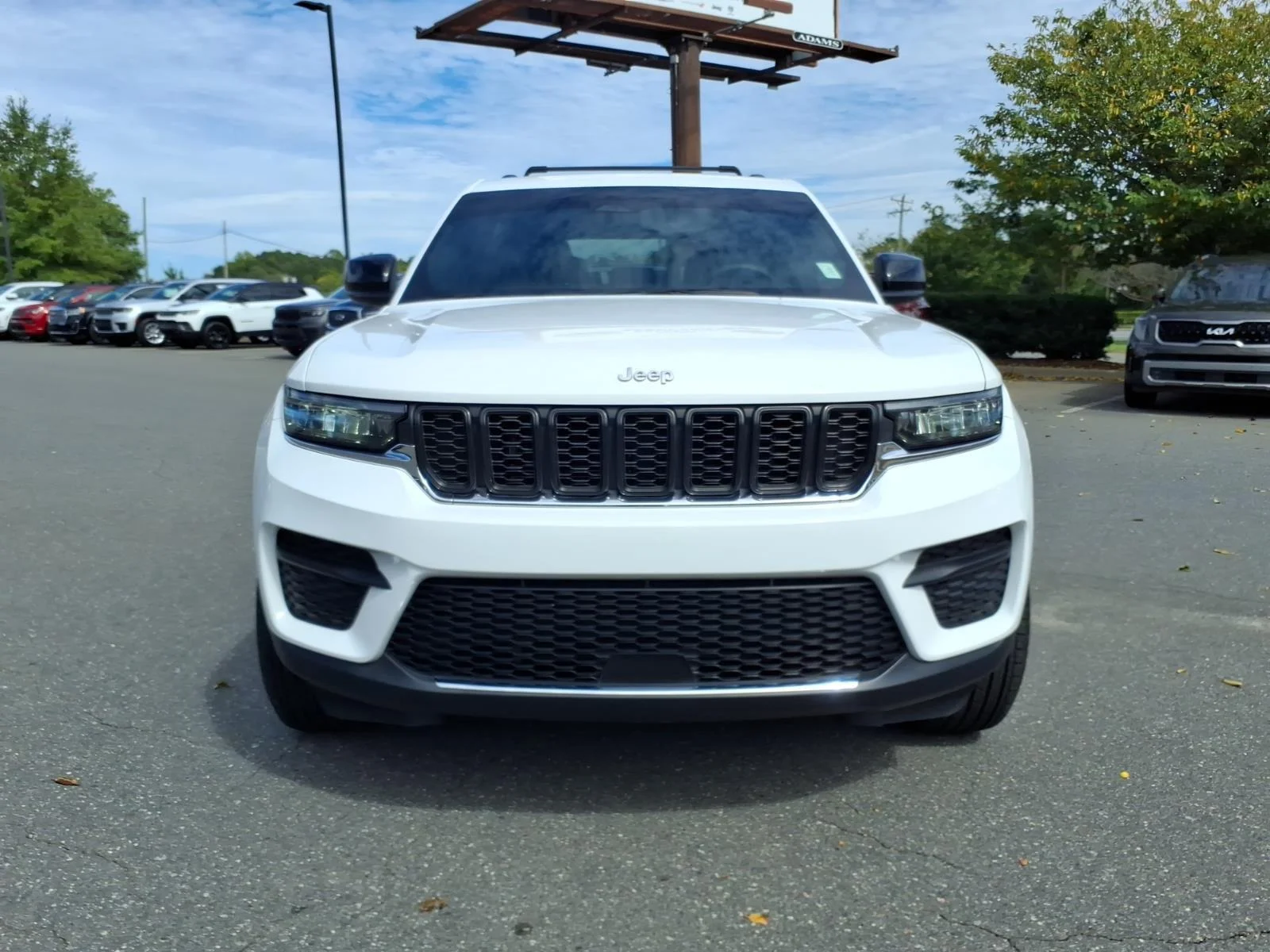 Used 2024 Bright White Clearcoat Jeep Laredo X image 12