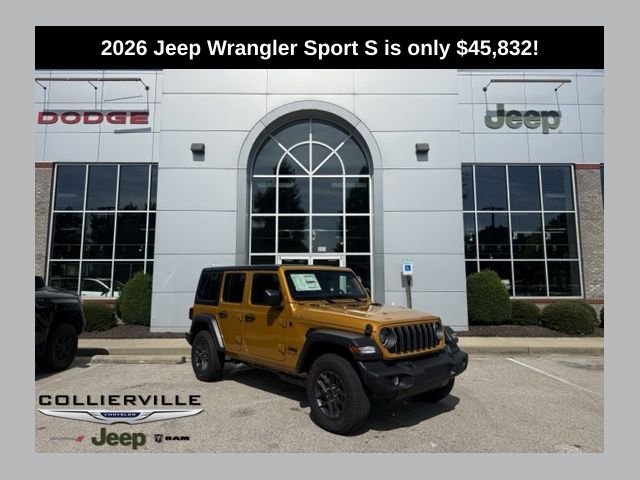 New 2026 Jeep Wrangler Sport S 4WD