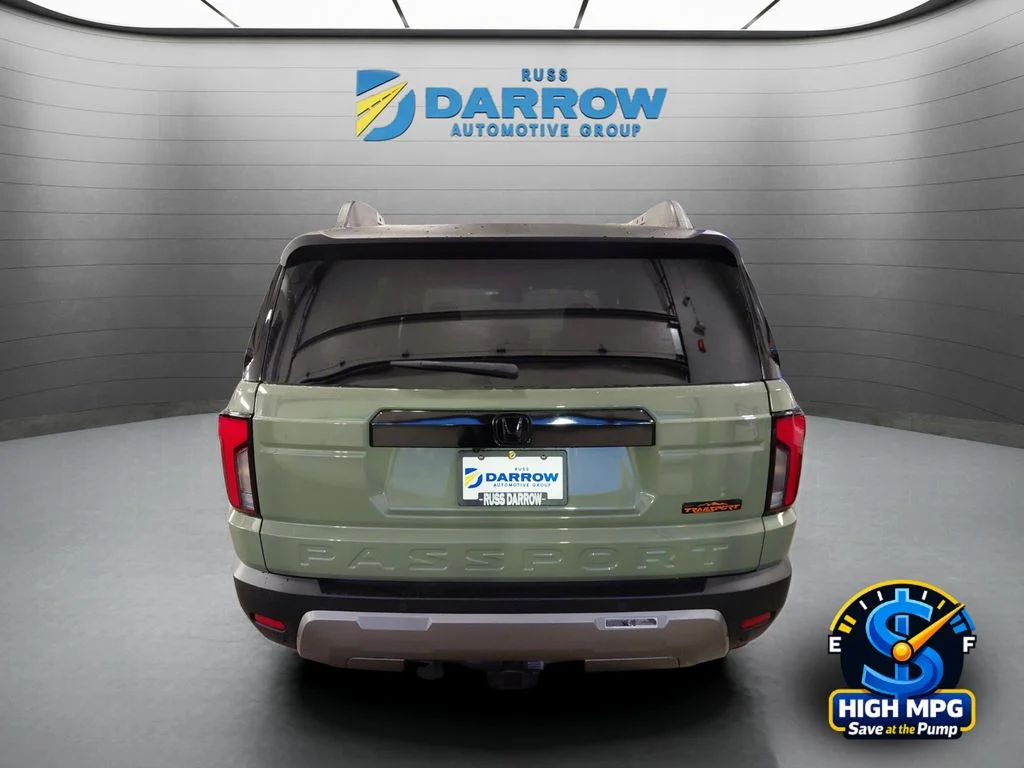 New 2026 Ash Green Metallic Honda TrailSport Elite Blackout image 4