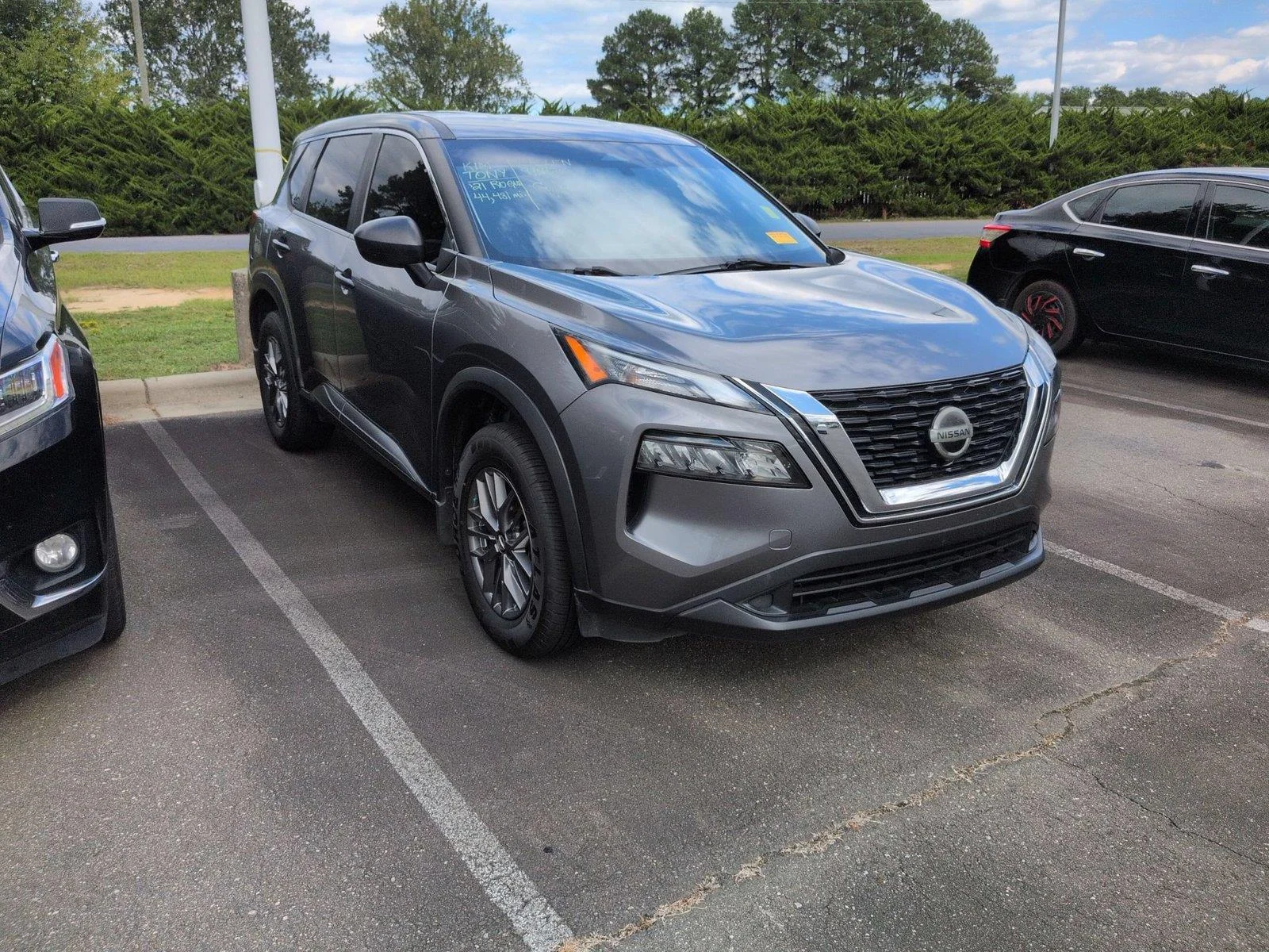 Used 2021 Gun Metallic Nissan S image 2