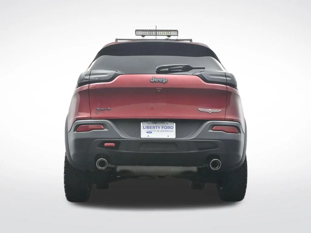 Used 2016 Deep Cherry Red Crystal Pearlcoat Jeep Trailhawk image 38