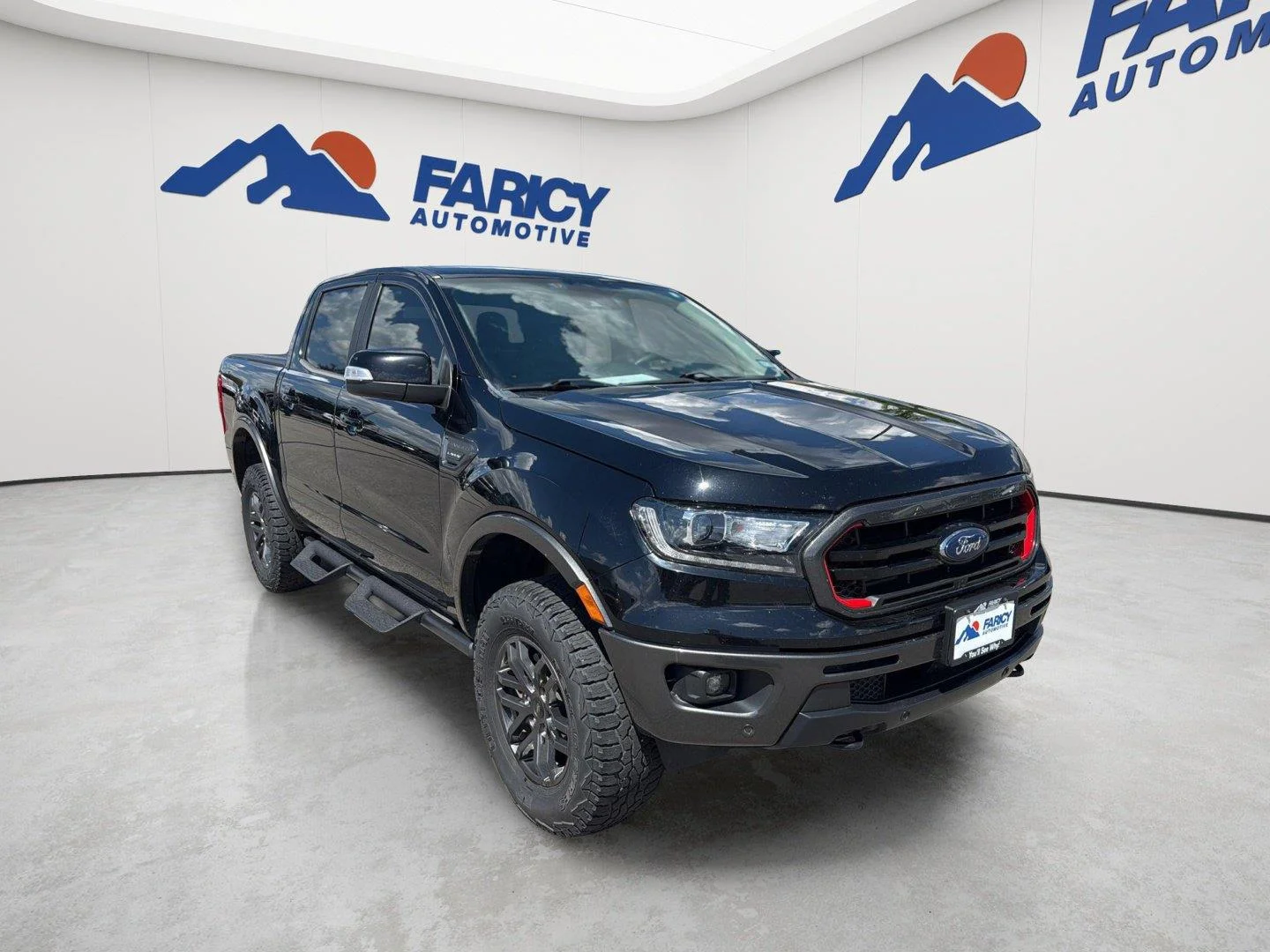 Used 2021 Shadow Black Ford LARIAT image 2