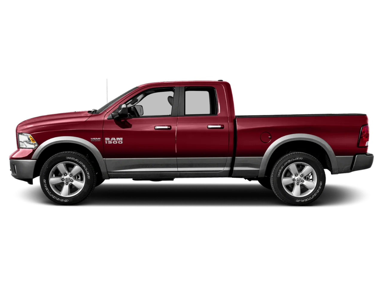 Used 2015 Deep Cherry Red Crystal Pearlcoat RAM Big Horn image 3