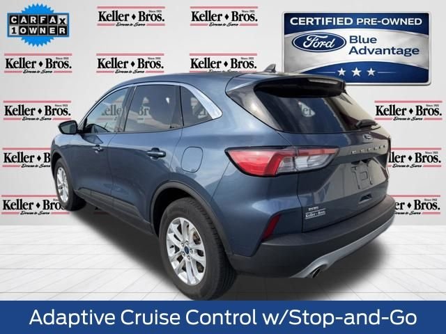 Certified Used 2020 Blue Metallic Ford SE image 5