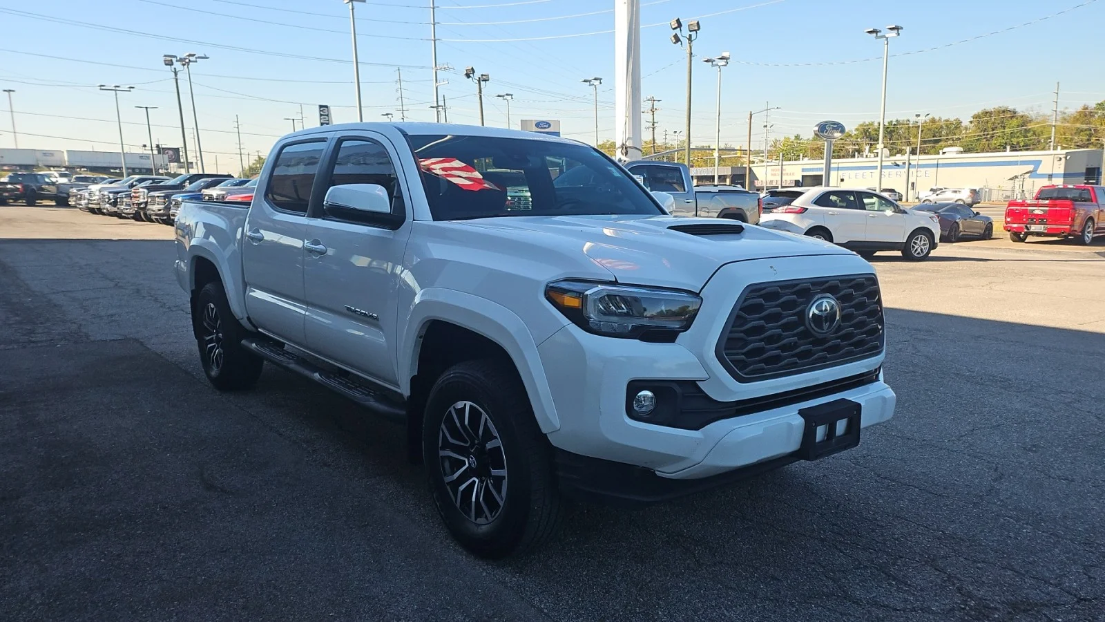 Used 2020 Super White Toyota TRD Sport 4WD image 6