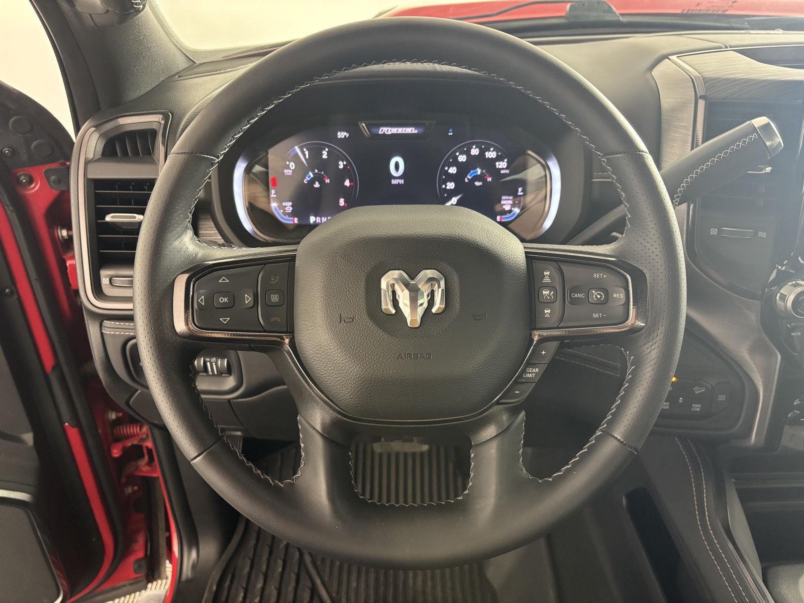 Used 2024 Flame Red Clearcoat Ram Rebel image 26