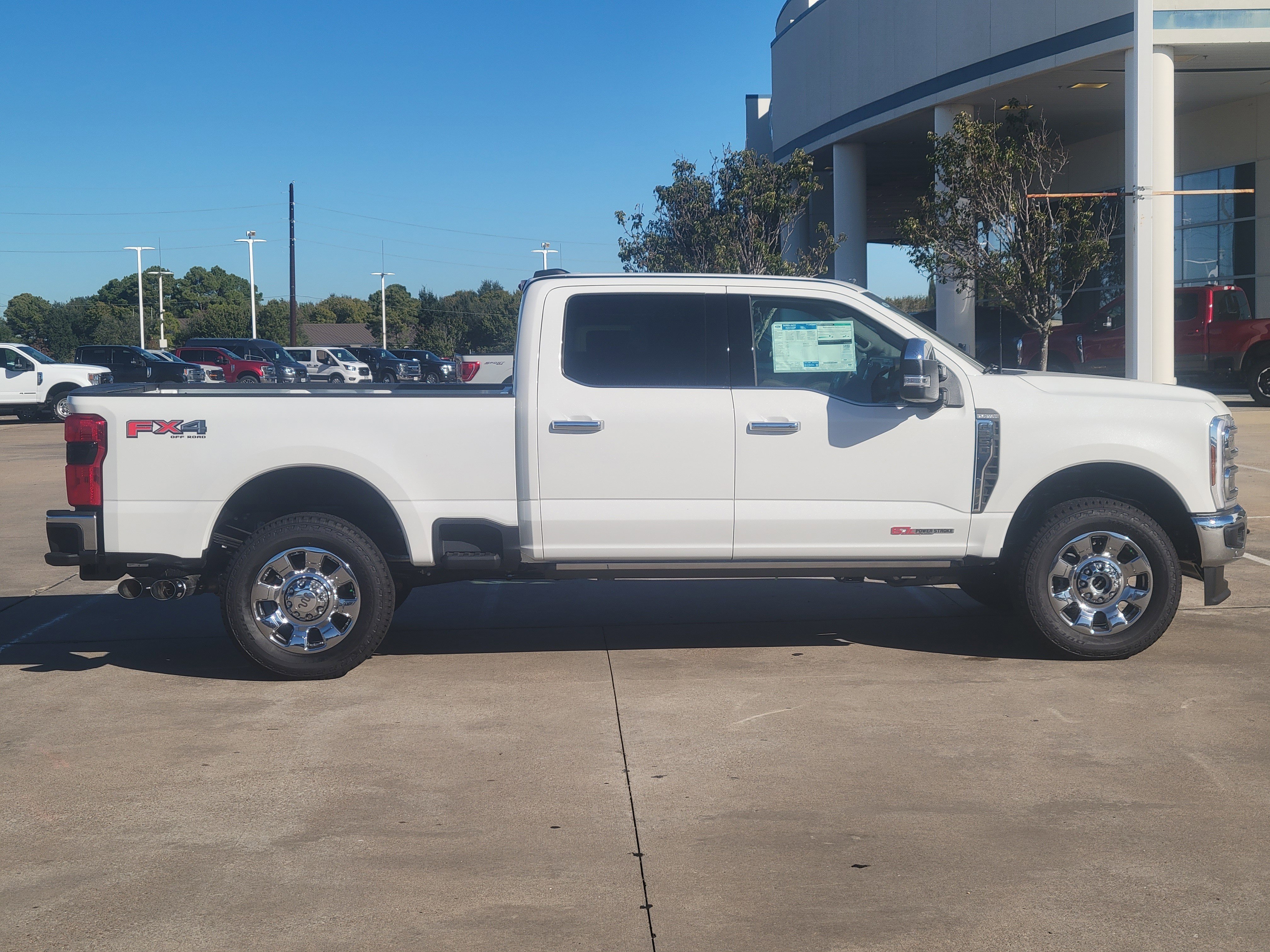 New 2026 Star White Metallic Tri-Coat Ford King Ranch image 3