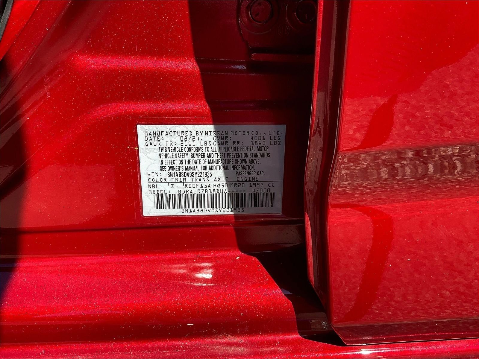 Used 2025 Red Nissan SR image 21